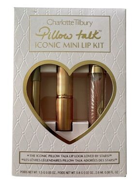 Charlotte Tilbury Pillow Talk Limited Edition Iconic Mini Lip Kit NIB